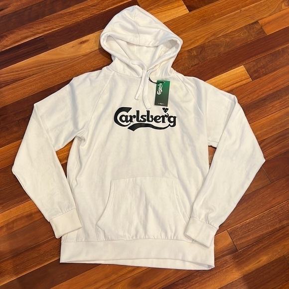 ⭐️ New Carlsberg Hoodie White Size XL - Picture 1 of 8